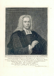 38854 Portret van F. Burman, geboren 3 oktober 1708, hoogleraar in de theologie aan de Utrechtse hogeschool ...