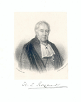 39176 Portret van H.J. Royaards, geboren 1794, hoogleraar in de theologie aan de Utrechtse hogeschool (1823-1854); zoon ...