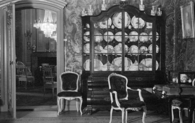78694 Interieur van een stijlkamer van het Centraal Museum (Agnietenstraat 1) te Utrecht: Lodewijk XV-kamer.