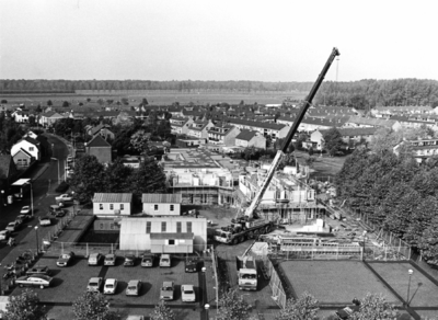 91330 Overzicht van de werkzaamheden ten behoeve van de uitbreiding van het gemeentehuis (Dorpsstraat 9) te Vleuten ...