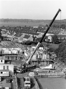 91329 Overzicht van de werkzaamheden ten behoeve van de uitbreiding van het gemeentehuis (Dorpsstraat 9) te Vleuten ...