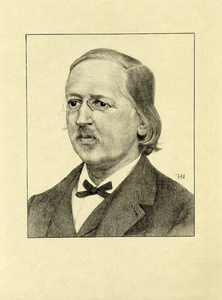 32027 Portret van Hendrick Peter Godfried Quack, geboren Zetten 2 juli 1834, hoogleraar in de rechtsgeleerdheid aan de ...