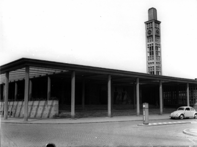 150293 Gezicht op het N.S.-station Enschede te Enschede.