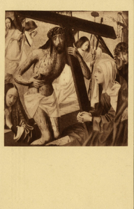 121490 Afbeelding van het in ca. 1490 door Geertgen tot Sint-Jans (ca. 1465 - ca. 1495) vervaardigde schilderij Man van ...