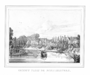 135095 Gezicht uit het noorden over de stadsbuitengracht te Utrecht op het nog jonge singelplantsoen vanaf Lepelenburg ...