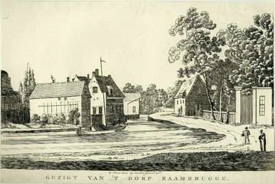 206117 Gezicht op Baambrugge aan de Angstel vanuit het zuidoosten.01-01-1825-31-12-1832