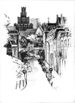 35318 Gezicht in de Justus van Effenstraat te Utrecht vanaf de kruising met de Schröder van der Kolkstraat, uit het ...