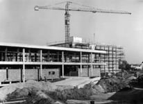 80275 Afbeelding van het in aanbouw zijnde gebouw van de Gemeentelijke Archiefdienst Utrecht en het Rijksarchief in de ...