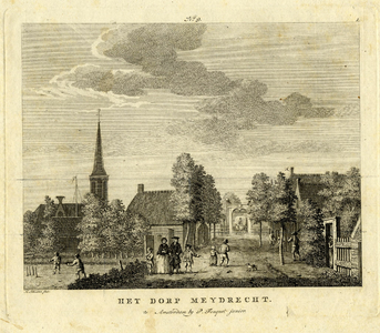 200746 Gezicht in het dorp Mijdrecht.01-01-1760-31-12-1780