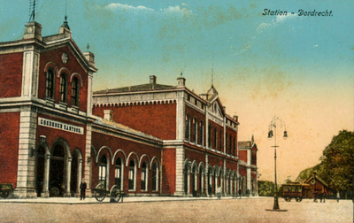 162877 Gezicht op het S.S.-station Dordrecht te Dordrecht.