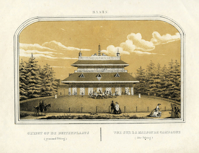200393 Gezicht op het buitenhuis Peking te Baarn.01-01-1850-31-12-1870