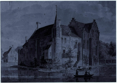 26178 Gezicht op het voormalige kasteel Rijsenburg te Driebergen-Rijsenburg.