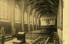 124464 Interieur van het Groot Auditorium van het Academiegebouw (Munsterkerkhof 29) te Utrecht.N.B.: In 1912 is de ...