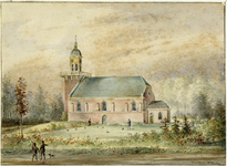 200412 Gezicht op de Nederlands Hervormde kerk te De Bilt vanuit het zuiden.