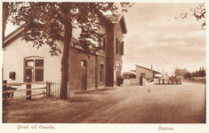 161656 Gezicht op het N.S.-station Heerde te Heerde.