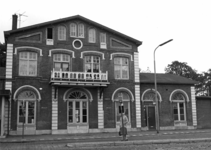 150381 Gezicht op het N.S.-station te Harderwijk.