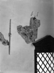 81507 Afbeelding van een gedeeltelijk van de pleisterlaag ontdaan muurdeel in de Nicolaikerk (Nicolaaskerkhof 8) te Utrecht.