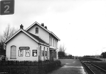 150843 Gezicht op het N.S.-station Winsum te Winsum.