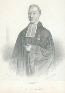 39170 Portret van I.M.L. Roll, geboren Utrecht 1786, predikant bij de Evangelisch-Lutherse gemeenschap te Amsterdam, ...
