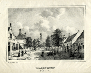 200366 Gezicht in de Hoogerwerf in Amerongen.01-01-1828-31-12-1829