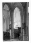36993 Interieur van de Domkerk te Utrecht uit het noordoosten: gezicht vanuit de noordelijke kooromgang naar het ...