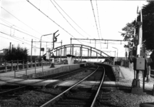 153004 Gezicht op de perrons van het N.S.-station Beek-Elsloo te Beek.