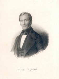 39008 Portret van J.H. Kufferath, geboren 1797, directeur van het Collegium Musicum Ultrajectinum (1830-1862), ...