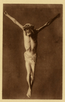 121505 Afbeelding van het, ca. 1520 vervaardigde, eikenhouten beeld Corpus Christi, uit de collectie van het ...