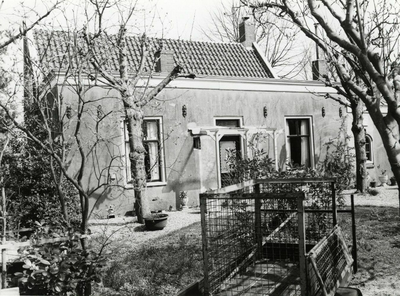 92092 Gezicht op de voorgevel van het huis Vredelust (Kleiweg 32) te Baambrugge (gemeente Abcoude).