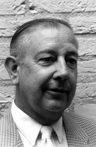 91748 Portret van ing. C. van Dijk uit Vleuten, lid van het C.D.A. voor de gemeenteraad van de gemeente Vleuten-De ...