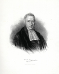 32053 Portret van H.J. Royaards, geboren 1794, hoogleraar in de theologie aan de Utrechtse hogeschool (1823-1854); zoon ...