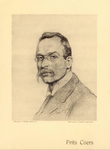 38869 Portret van F.R. Coers, geboren 1868, student aan de Utrechtse universiteit, propagandist voor het ...