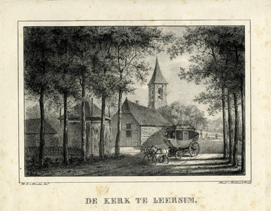 200624 Gezicht in het dorp Leersum.01-01-1828-31-12-1829