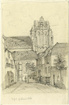 200175 Gezicht op de Grote Kerk te Wijk bij Duurstede uit het noorden.