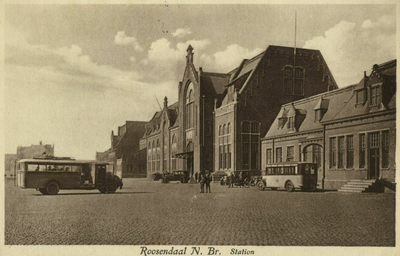 163072 Gezicht op het N.S.-station Roosendaal te Roosendaal.