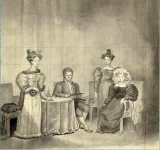 32093 Portret van Lodewijk van Toulon, geboren 1767, gouverneur van de provincie Utrecht, overleden 1840. Ten voeten ...