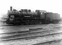160547 Afbeelding van de stoomlocomotief nr. 4809 (serie 4800, nrs. 4801-4824, ex Deutsche Reichsbahn 57 1953) op het ...