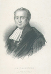 31795 Portret van prof. J.M. Birnbaum, geboren 1792, hoogleraar in de rechtsgeleerdheid aan de Utrechtse hogeschool ...