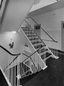 124265 Interieur van de gerestaureerde tehuizen De Haven (Observatiehuis voor meisjes, Maliebaan 99) en Het Baken ...