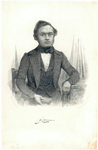 39074 Portret van C.W. Opzoomer, geboren 1821, hoogleraar in de letterkunde aan de Utrechtse hogeschool (1846-1891), ...