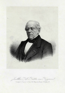 32033 Portret van F.A. ridder van Rappard, geboren Utrecht 24 april 1793, secretaris-generaal van het Ministerie van ...