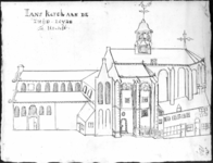 37198 Afbeelding van de Janskerk te Utrecht gezien uit het zuiden.