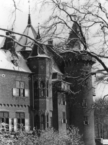 88763 Gezicht op een deel van het Kasteel De Haar (Kasteellaan 1) te Haarzuilens (gemeente Vleuten-De Meern).N.B. De ...