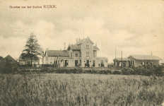 162897 Gezicht op het S.S.-station Gilze-Rijen te Rijen.