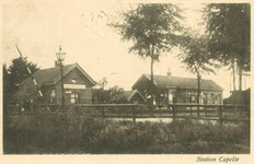 162856 Gezicht op het S.S.-station Capelle-Nieuwevaart te Capelle Nieuwevaart.