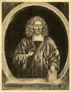 32244 Portret van Herman Witsius, geboren 1636, hoogleraar in de theologie aan de Utrechtse hogeschool (1680-1698), ...