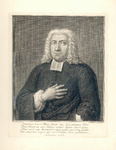 38832 Portret van J. Boskoop, geboren 20 januari 1714, hervormd predikant te Utrecht (1740-1746), overleden 1772. Te ...