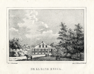 201166 Gezicht op de voorgevel van het huis De Kleine Breul te Zeist.