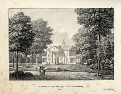 201248 Gezicht op het huis Eyckenstein bij Maartensdijk.01-01-1828-31-12-1832