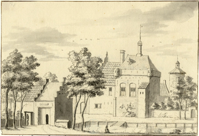 201504 Gezicht op het Huis te Linschoten (Noordlinschoterdijk 15) te Linschoten.